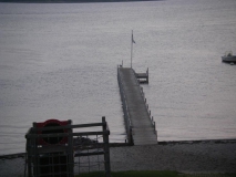 Der Steg im Morgengrauen