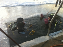 Neujahrstauchen 2011 beim HFK