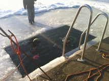 Neujahrstauchen 2011 beim HFK