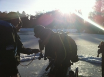 Neujahrstauchen 2011 beim HFK