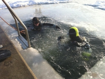 Neujahrstauchen 2011 beim HFK