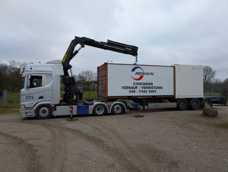 Container auf LKW
